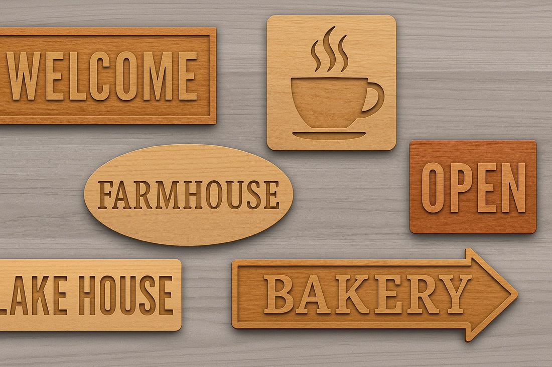 CNC Wood Sign Projects: Design, Carve, Finish