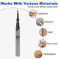 Twotrees Solid Carbide 2 Flute Spiral Tapered Ball Nose End Mill Set 3PCS