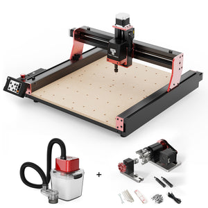 Twotrees TTC450 PRO CNC Router Machine + Vacuum Cleaner M1 + 4th Axis