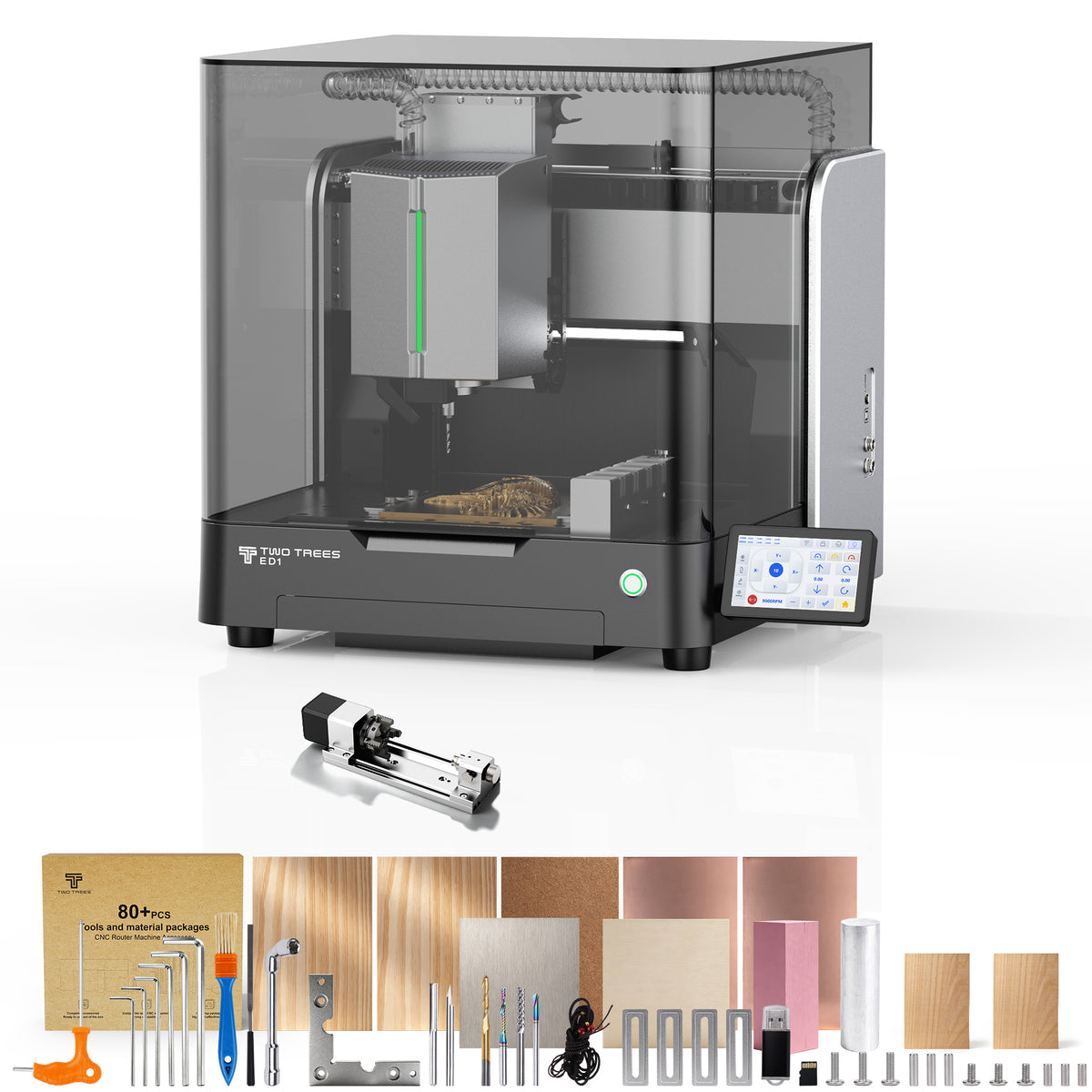 【Pre-sale】Twotrees ED1 Enclosed Desktop CNC Router Machine