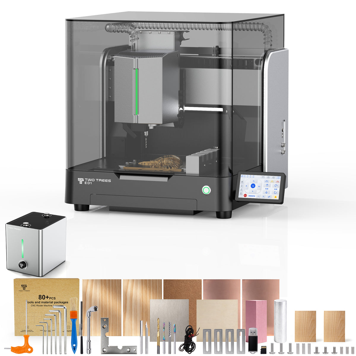 【Pre-sale】Twotrees ED1 Enclosed Desktop CNC Router Machine