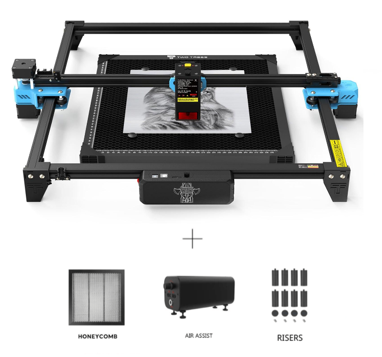 Twotrees TTS-20 Pro 20W Laser Engraver Machine - TwoTrees Official Shop