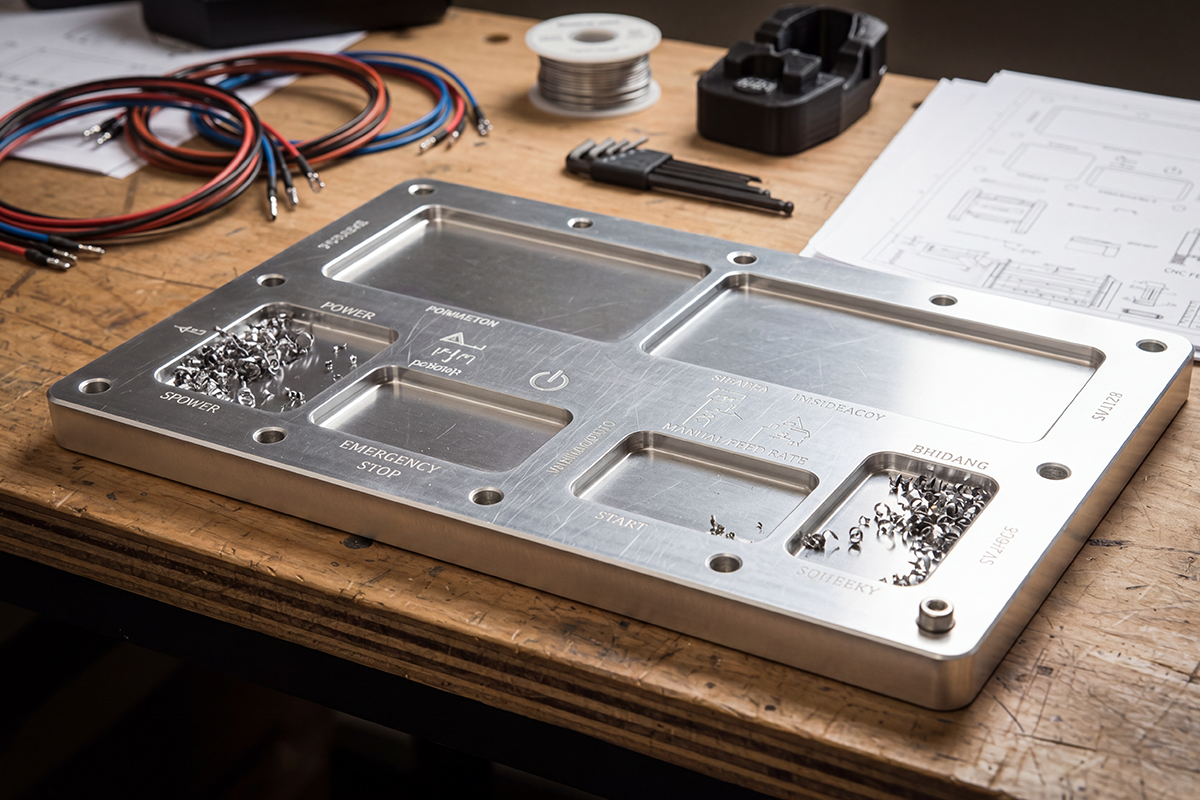 Precision-Aluminum Control Panel
