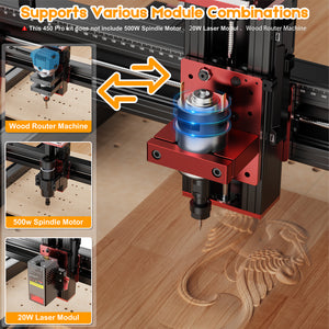 Twotrees TTC450 PRO CNC Router Machine（EU US Direct Ship, VAT Included）